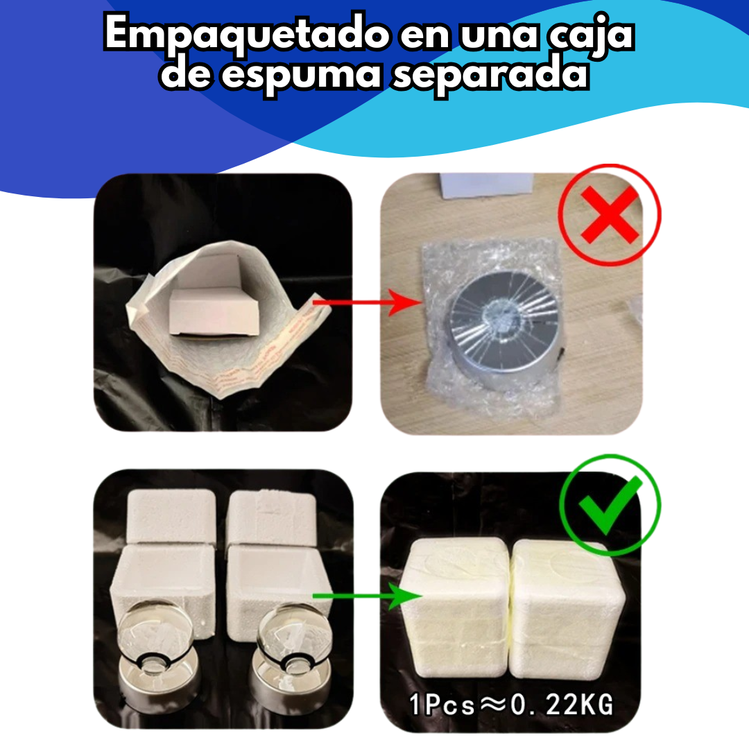 Lampara Pokeballs de cristal con luz Led RGB